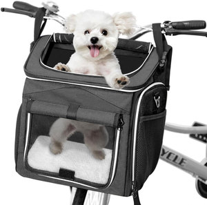Panier de vélo <span class=keywords><strong>pour</strong></span> <span class=keywords><strong>chien</strong></span> <span class=keywords><strong>Sac</strong></span> à <span class=keywords><strong>dos</strong></span> de transport <span class=keywords><strong>pour</strong></span> animaux de compagnie extensible et pliable avec bandes réfléchissantes <span class=keywords><strong>Sac</strong></span> de voyage portable <span class=keywords><strong>pour</strong></span> animaux de compagnie sûr et facile - Product Image 4
