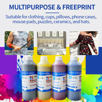 Tinta Cetak Grosir Pabrik 1000ml Tinta Sublimasi 4 Warna Tinta Sublimasi untuk Epson