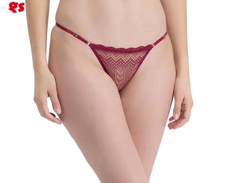 Nhãn hiệu riêng Bán buôn phụ nữ chất lượng cao Phụ nữ quần lót ren thongs và G chuỗi