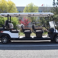 Voiture de golf électrique 8 places 6+2 personnalisée 48V Prix Voiture de golf électrique Accessoires de voiture de golf Kit de siège arrière ZYCAR
