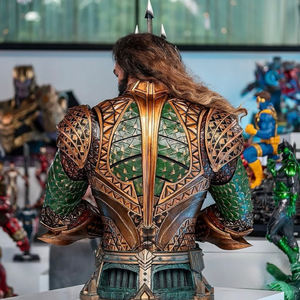 Decoración para el Hogar, Estatua de Personaje de Película de DC, <span class=keywords><strong>Aquaman</strong></span>, Busto de Fibra de Vidrio, Arte Decorativo, Regalo, Artesanía de Resina - Product Image 2
