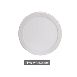 Dingdian LED 6 Вт/12 Вт/18 Вт/24 Вт AC85-265V Простая установка комнатная гостиная светодиодная литая Двухцветная светодиодная панельная лампа