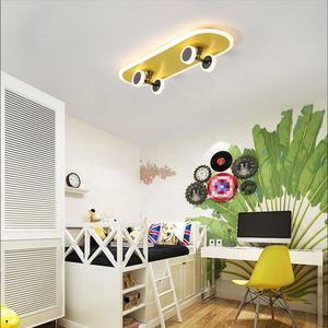 Plafonnier LED moderne pour enfants, garçon, chambre simple, lampe de chambre d'enfant, forme de <span class=keywords><strong>skateboard</strong></span>, 32W, luminaires de plafond intérieurs - Product Image 5