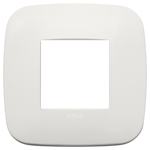 Vimar Round 2M Pearl Matt Plate 9.7cm <b>Wall</b> Switch <b>Cover</b> - Product Image 1