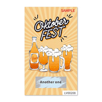 Cartes à gratter pour le jeu de l'Oktoberfest, cartes à gratter gagnantes, impression numérique, échantillons de conception de billets à gratter, carte à gratter