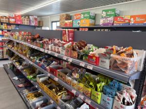 Giá để hàng siêu thị một mặt, kích thước tùy chỉnh, mặt sau phẳng, giá trưng bày bán lẻ, kệ kim loại có thể điều chỉnh - Product Image 6