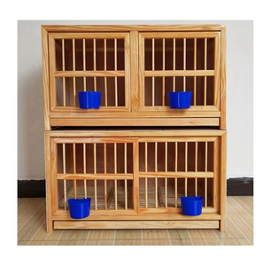 <span class=keywords><strong>Cage</strong></span> pour pigeons en bois toutes saisons <span class=keywords><strong>Cage</strong></span> pour oiseaux d'élevage 6 cages modulaires pour pigeons - Product Image 1