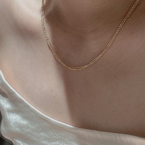 Collar de Plata de Ley S925, Diseño Floral Vintage con Cuentas, Diseño Simple y Moderno, Personalizado, con Patrón de Números en Contraste, Apilable - Product Image 2