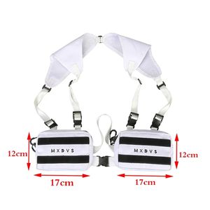 Mode Nylon mâle taille poitrine sac bandoulière tactique fonctionnel rue garçon hip-hop sous les bras gilet sac jeunes hommes poitrine plate-forme Packs - Product Image 3