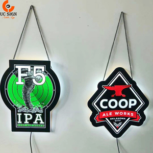 Quảng Cáo Biển Trong Nhà Vòng Tròn Nổi Khung Hộp Treo Tường Thả Neon <span class=keywords><strong>Acrylic</strong></span> LED Đăng Hộp Ánh Sáng - Product Image 5