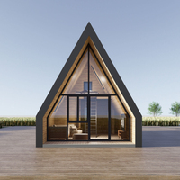 Logement en bois populaire d'hôtel de luxe maisons minuscules modulaires maisons préfabriquées dans la forêt
