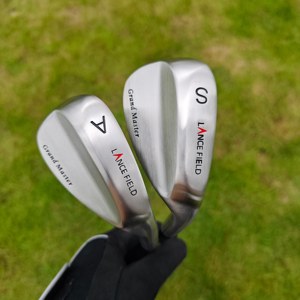 Stock limité – Ensemble de fers de <span class=keywords><strong>golf</strong></span> unisexe Raw <span class=keywords><strong>Pitching</strong></span> S Flex en acier inoxydable forgé avec poignée en caoutchouc et manche en acier pour droitiers - Product Image 1