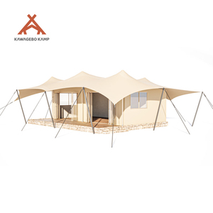 Tente de safari de luxe quatre saisons Kawagebo Kamp (KK) en toile Oxford imperméable PVDF/PVC pour 1-2 personnes - Product Image 2