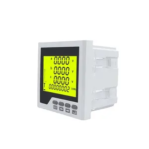 Three Phase LCD display Multifunction Power Meter with harmonic and multi-rate