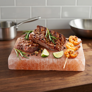Direct Factory Supplier Demaro Salt Premium Quality Carved Himalayan Pink Salt Cooking Slab for <b>Kitchen</b> Use Iron/Stainless Stee - Product Image 1