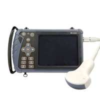 Échographe vétérinaire portable avec sonde rectale 5,6 pouces, 8 couleurs, 256 images par seconde, batterie 4H, certifié CE Classe II pour porcs et moutons