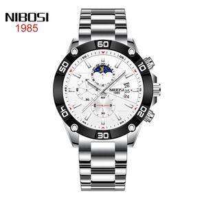 Çok satan 3ATM su geçirmez üç göz altı iğne tasarım kelebek çift yapış ay fazı lüks quartz saat erkekler kişilik - Product Image 6