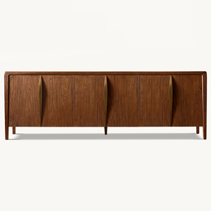 Mueble de Madera Sólida de Estilo Minimalista Moderno, Aparador de Alta Gama con Almacenamiento - Product Image 2