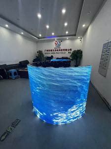 P2.9 29MM curva Pantalla LED interno 500x500MM P3.9 P3.91 39MM P391 commercio fiera fiera Dj stand schermo LED - Product Image 5