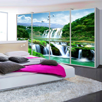 Papier peint mural 3D personnalisé, peinture HD, cascade, paysage naturel, salon, canapé, fond de télévision, chambre à coucher, papier peint photo