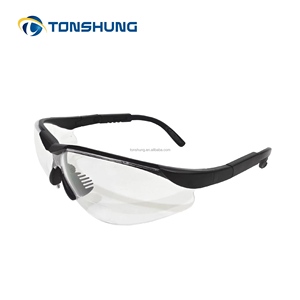 ISO 16321, CE Customized logo Nylon Temple Material clear anti fog safety glasses - Product Image 1