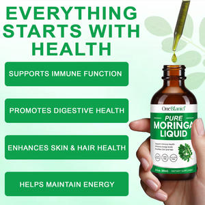 Commercio all'ingrosso 60ml integratore liquido naturale a base di erbe Moringa 100% puro estratto di semi di Moringa olio liquido gocce per migliorare l'immunità - Product Image 5