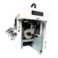 Machine de chanfreinage automatique CNC à fibre laser pour métaux, découpe de rainures et chanfreinage des bords de tôles et de tuyaux en acier