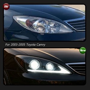 Conversions de phares à LED pour Toyota Camry 2003-2005 avec feux de jour et clignotants séquentiels. - Product Image 2