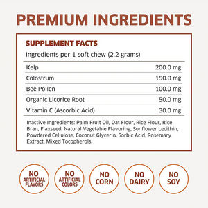 Vendita a caldo supporto Anti-prurito cane sollievo allergia Soft mastica cura della salute degli animali domestici e integratori per il sollievo della pelle - Product Image 2