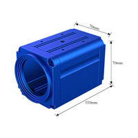 Boîtier de caméra en profilé d'aluminium usiné CNC, OEM/ODM pour personnalisation, haute qualité, usinage sur mesure, usine source, plans inclus