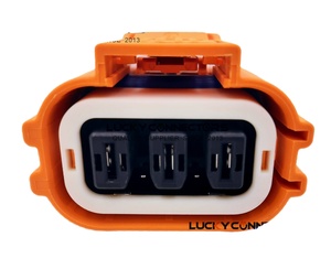 Connettore presa presa ad alta tensione a 3 Pin 46A a corrente piccola per veicoli elettrici HEV caricabatteria CC/CC contatti in rame HVC - Product Image 1