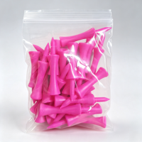 Tees de golf en plastique, lot de 100, hauteur 3-1/4 et 2 3/4 pouces, avec pas de descente, longueur 83 mm, couleurs assorties
