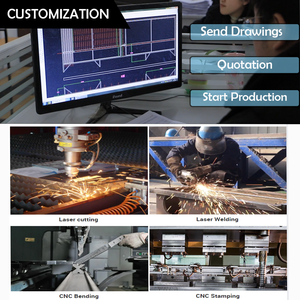 Fabrication de tôles en acier inoxydable sur mesure OEM Aluminium découpé stahl Fabrication de métaux au <span class=keywords><strong>laser</strong></span> Support de coulée - Product Image 6