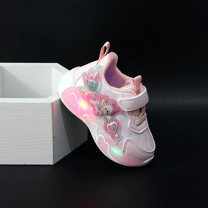 <span class=keywords><strong>Zapatillas</strong></span> Deportivas para Niños, Originales, de Moda, con Luces LED, Diseño de Corazón y Alas de Pegaso, Lindas y <span class=keywords><strong>Bonitas</strong></span>, para Niñas Pequeñas, Casuales - Product Image 3