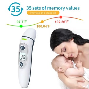Forehead & Ear Thermometer FC-IR100 Dual Mode Infrared Digital LCD Display Medical Grade <b>Temperature</b> <b>Instrument</b> - Product Image 5