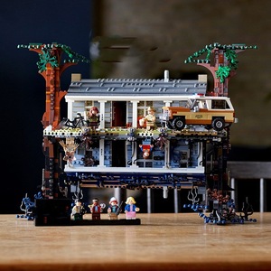 Cross-Border 96568 Creative Street View MOC pour Upside World, jouet de construction en plastique à petites pièces à assembler soi-même - Product Image 2