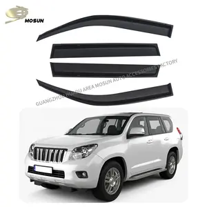 PMMA Window Visor for TOYOTA PRADO FJ150 LC150 2009-2017 Auto Vent Visor injection weather shield Deflector