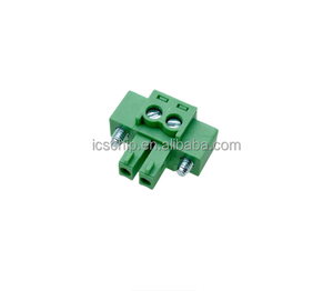 2ESDA-3.81 300V 8A 3.81 มม. ขั้วต่อปลั๊กอินแบบทองเหลือง ตัวผู้ ตัวเมีย พร้อมหน้าแปลน อุตสาหกรรม 15EDGKM-3.81 มม. - Product Image 3