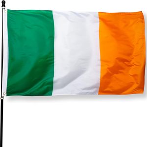 Personalizado 100% poliéster impresión 3x5ft <span class=keywords><strong>Norte</strong></span> <span class=keywords><strong>Irlanda</strong></span> país <span class=keywords><strong>bandera</strong></span> naranja verde blanco <span class=keywords><strong>bandera</strong></span> nacional irlandesa - Product Image 1