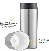 Logo personnalisé Gobelet en acier inoxydable à 360 degrés 380ml Tasse à café de voyage isolée sous vide avec bouteille d'eau pour le bureau et l'extérieur