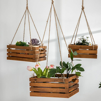 Houten mand met handvat, opbergcontainer, huishoudelijke organizer, voedselpresentatie, cadeaukist met deksel, bruidsmeisjes- en bruidegomskist