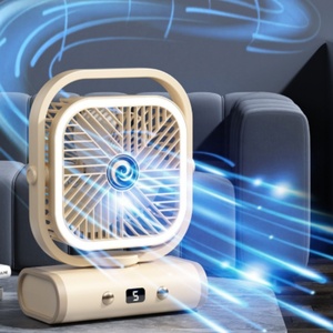Ventilador de Escritorio USB con Carga USB a Precio Competitivo, Nuevo Ventilador de Escritorio para Estudiantes, Regalo, Cinco Velocidades, Ventilador de Aire de Plástico con Batería - Product Image 6