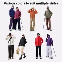 Veste de randonnée coupe-vent avec logo d'entreprise personnalisé, capuche, imperméable, doublure en maille, légère, softshell, veste d'hiver pour hommes, uniforme