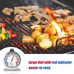 Termómetro de Horno con Dial, Resistente al Agua, Seguro para Horno, 50-300 °C/100-600 °F, Lectura Instantánea Analógica, Acero Inoxidable, Herramienta de Cocina para Chefs, Ahumadores y Parrillas - Product Image 6