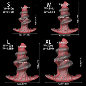 Scarletsin D-68-<span class=keywords><strong>2</strong></span> Tapón <span class=keywords><strong>Anal</strong></span> de Silicona Líquida, Impermeable, Flexible, con Rosca, para Hombres y Mujeres, Expansión <span class=keywords><strong>Anal</strong></span>, Diseño Crisantemo - Product Image 3