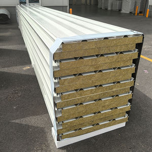 Panneaux sandwich en laine de roche au design moderne, panneaux ignifuges pour maison, chambre froide, atelier - Product Image 6