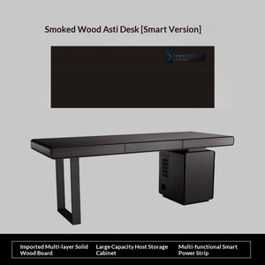 Scrivania in Legno Massello Stile Italiano con Spazio di Archiviazione, <span class=keywords><strong>Tavolo</strong></span> <span class=keywords><strong>da</strong></span> Ufficio Moderno di Lusso per Piccoli Appartamenti e Soggiorni - Product Image 6