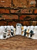 Paquete de 8 Cajas de Juguetes Sorpresa 52TOYS: Little Ghost Let Me Show You My Cat Mochi, Caja Misteriosa Coleccionable