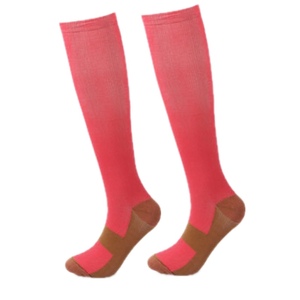 20-30mmHg varices athlétique Sport Nylon cuivre hiver fermeture éclair bas femmes genou chaussette personnalisé Compression <span class=keywords><strong>chaussettes</strong></span> garçon <span class=keywords><strong>chaussettes</strong></span> - Product Image 3