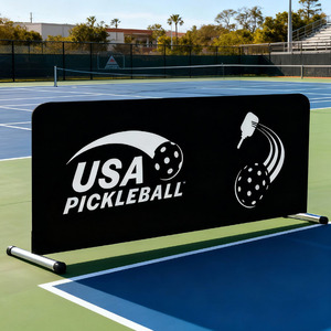 Barrières de tennis de <span class=keywords><strong>table</strong></span> personnalisées pour clubs et tournois, structure en tube galvanisé de 25 mm avec clip à ressort - Product Image 4